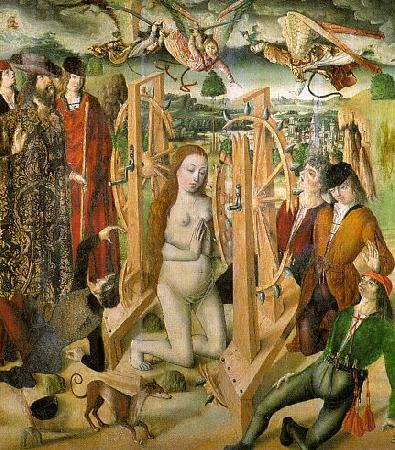 Fernando  Gallego The Martyrdom of Saint Catherine Germany oil painting art